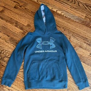 Under Armour Boy’s Teal Hoodie Sweatshirt size YM